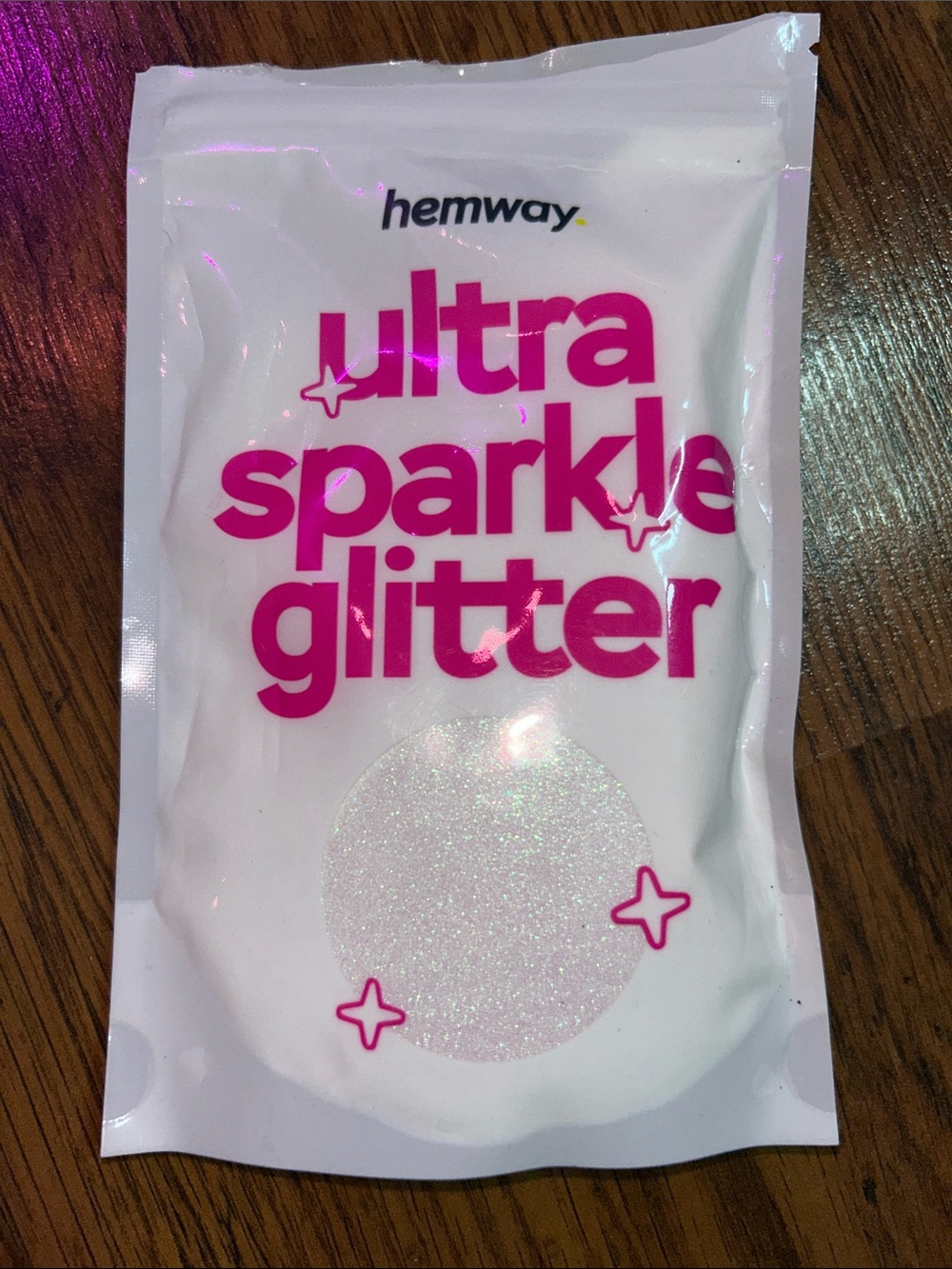 Unicorn Ultra Sparkle Glitter - White Iridescent C1.RBk.